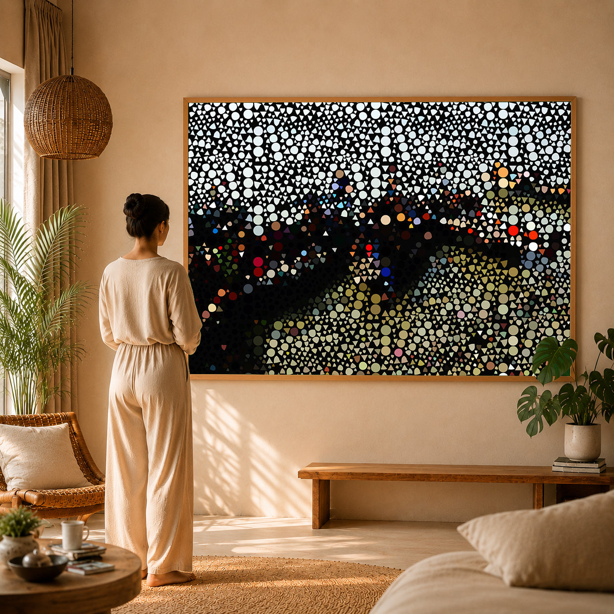 soothing spiritual wall art for modern bedrooms and peaceful home vibes