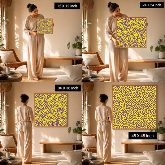 serene abstract wall prints for calming homes