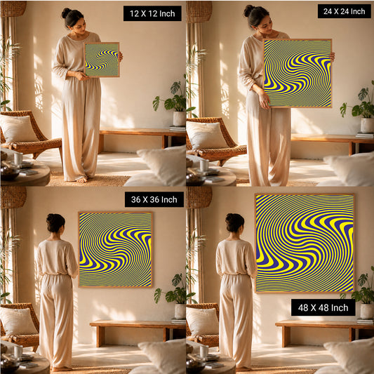 soothing geometric art for meditation spaces