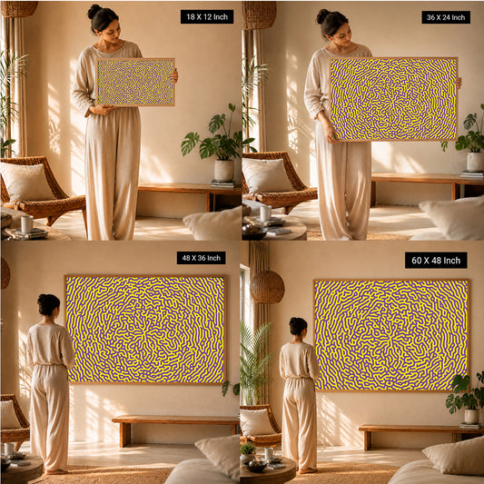meditation themed wall decor for calming bedrooms