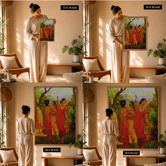 handcrafted canvas paintings for mindful home styling