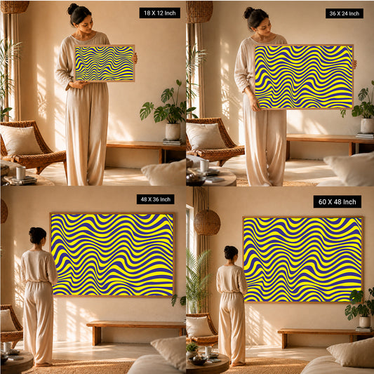 peaceful geometric art for stress relief spaces