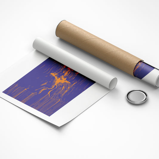 Buy museum grade art therapy posters for serene interiors