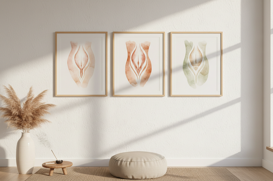 Custom Vulva Art Prints in India: Personalized Intimate Art for Body Positivity & Healing Spaces