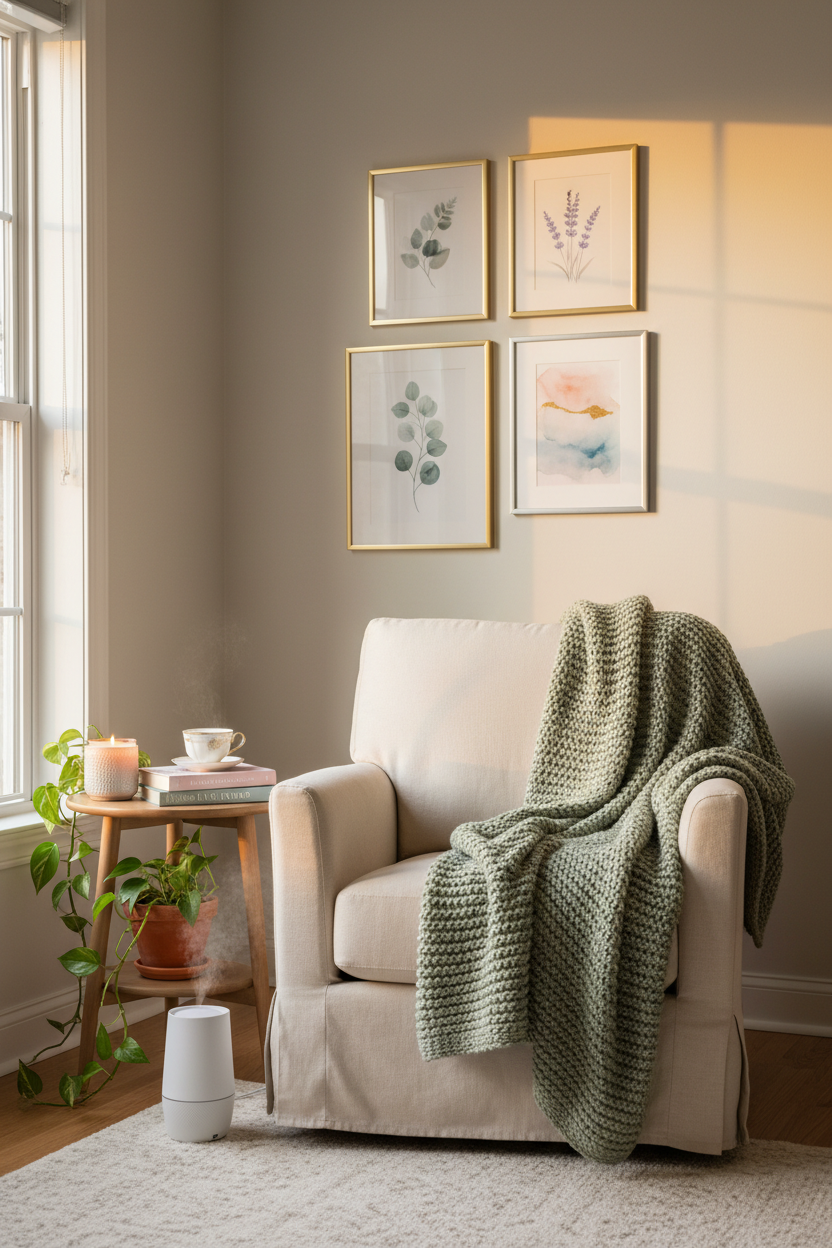 How to Decorate a Self-Care Corner With Art: Your Sanctuary Awaits
