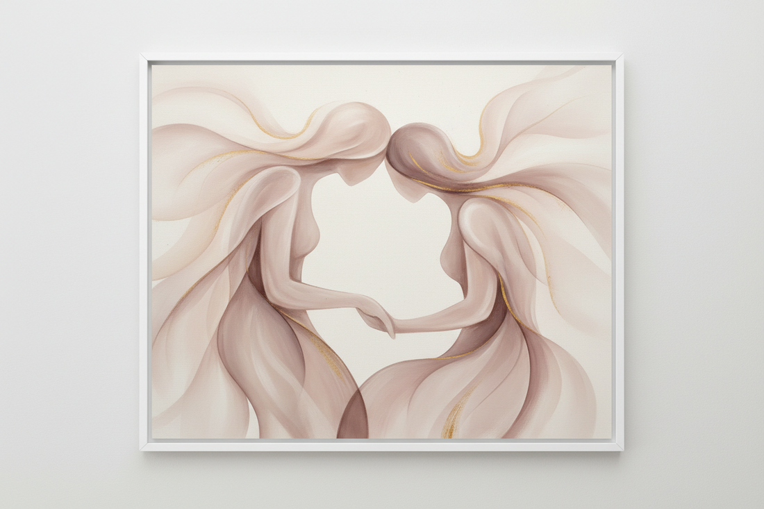 Healing Intimacy Art vs. Generic Erotic Posters: Elevate Your Space