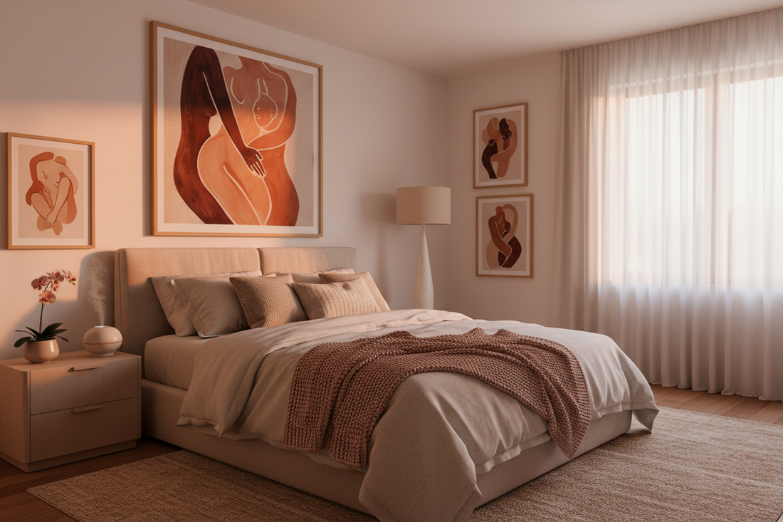 Heat Up Your Bedroom: Erotic Wall Prints That Reignite Youthful Energy