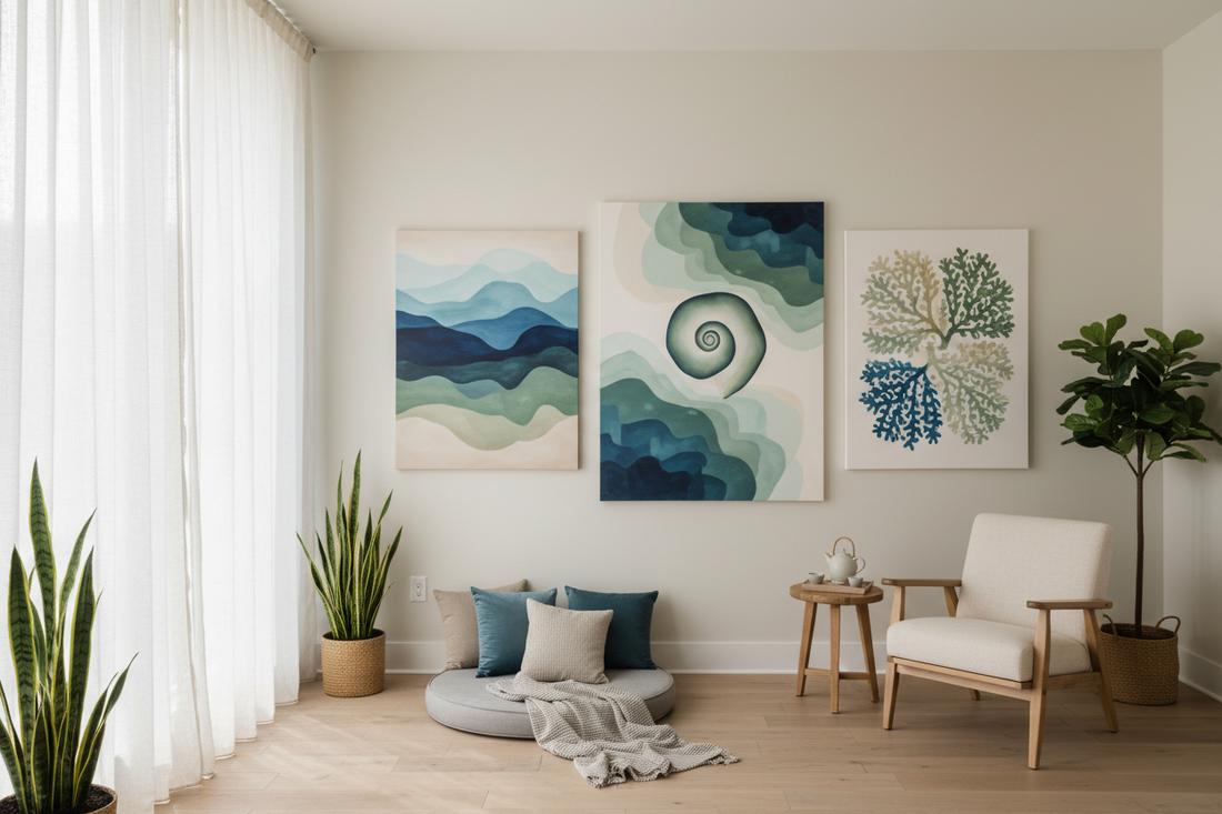 The Science of Serenity: How Neuro-Calming Art Transforms Wellness Spaces