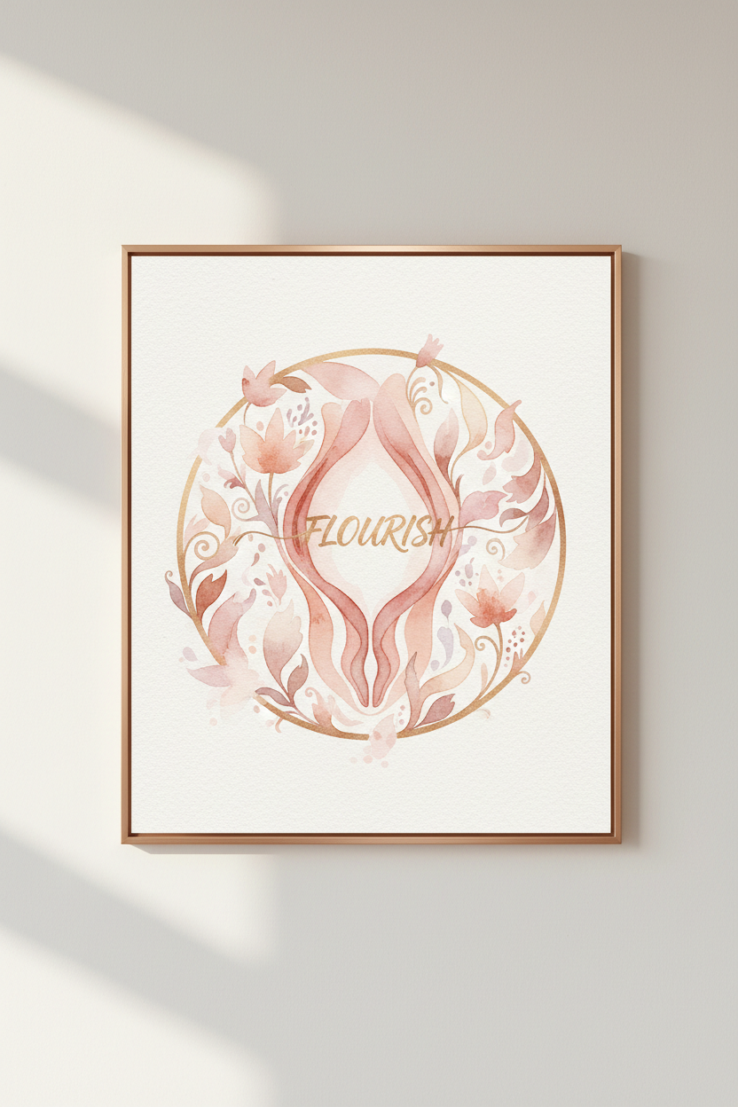 Beyond Ready-Made Prints: Create Your Own Custom Vulva Artwork
