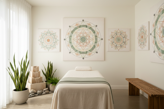 Spa and Wellness Clinic Decor: Calming Wall Art, Illusion Wall Art and Abstract Prints That Relax Guests