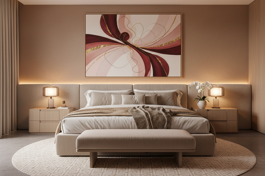 Bold Bedroom Art That Pleases Your Partner Every Time | Ilu Art Therapy