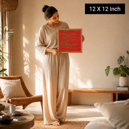 elegant meditation inspired wall decor for modern interior styling