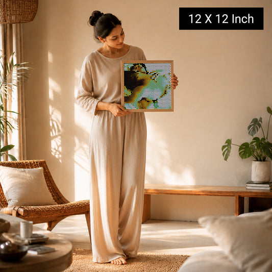 beautiful spiritual painting for meditation rooms and relaxing home atmosphere