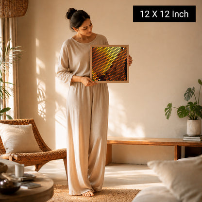 mindful wall painting for emotional wellness and cozy modern home decor