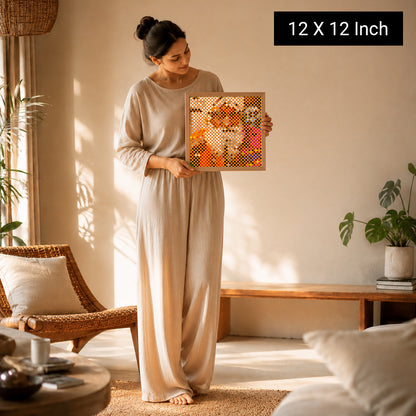 premium therapeutic artwork for anxiety free bedroom decoration