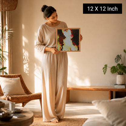 soothing home canvas painting for emotional wellness and balanced interiors