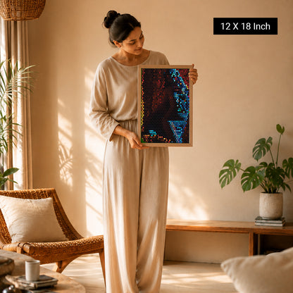 Contemporary healing art for office decor