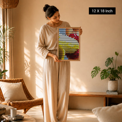 Positive energy wall decor for healing spaces