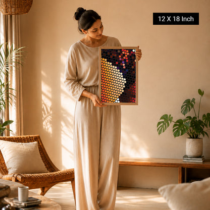 Grounding visual art for healing rooms