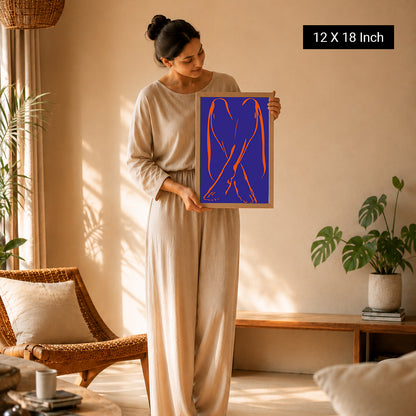 Peaceful modern wall art for relaxation