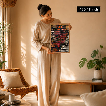 yoga inspired canvas art for calm interiors