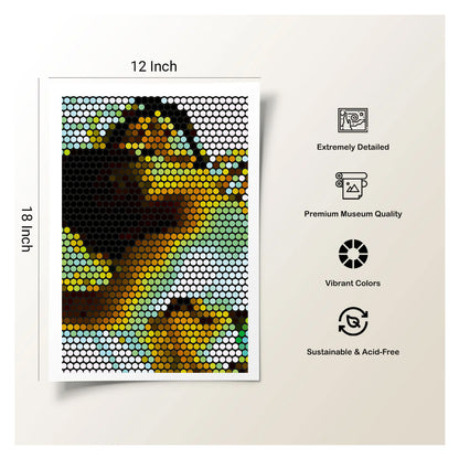 psychedelic shrooms wall art for playful healing decor