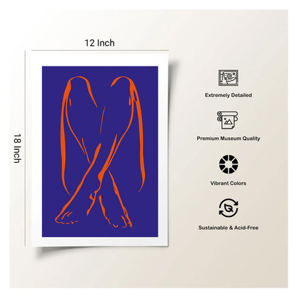 12x18 inch small therapeutic art print for cozy gallery wall