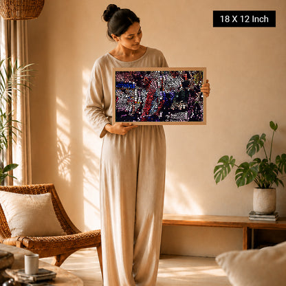 calming artwork inspired by yoga and mindfulness