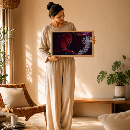 affordable meditation inspired artwork for cozy homes and yoga studios