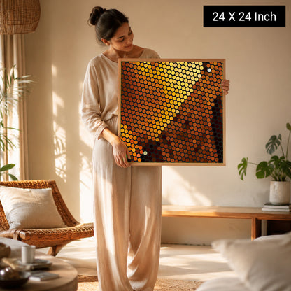 zen inspired wall canvas for peaceful office interiors and yoga studios