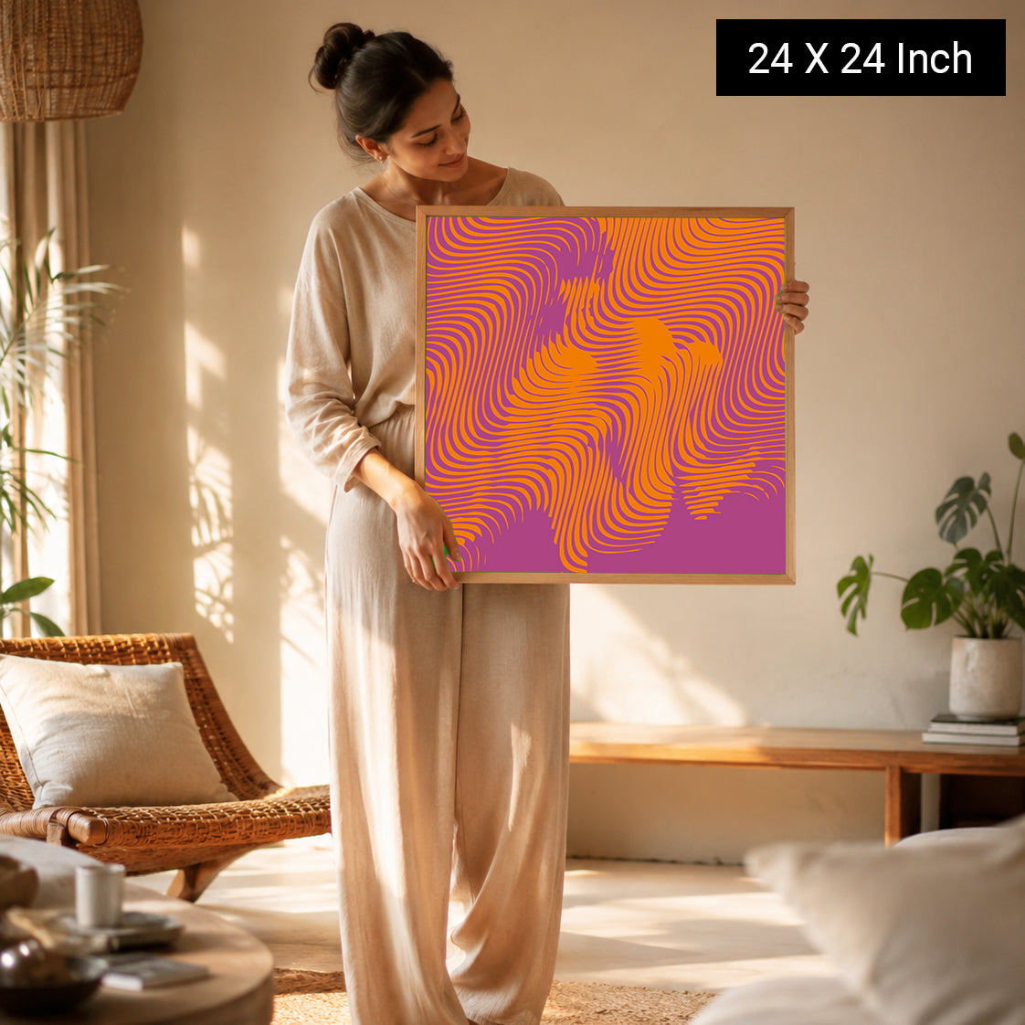 meditation room wall art for grounding and emotional balance