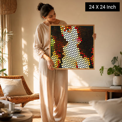 healing inspired canvas painting for emotional peace and stress relief interiors