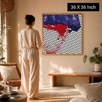 luxury wellness artwork for stress relief and calming atmosphere