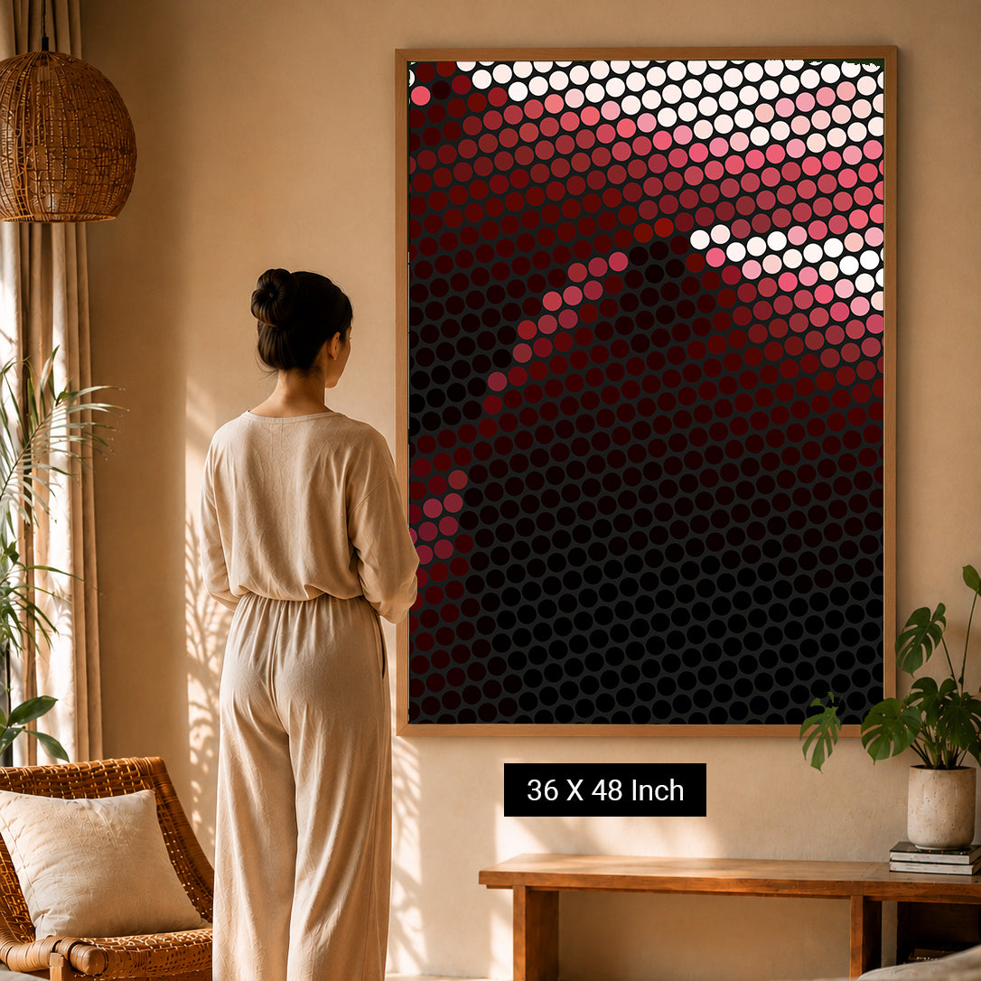 Symmetrical wall art for psychiatric offices