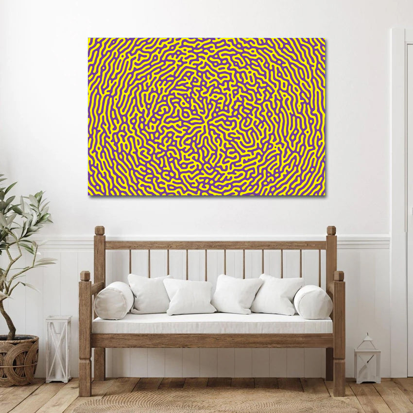 Relaxing illusion art print for calm and peaceful home