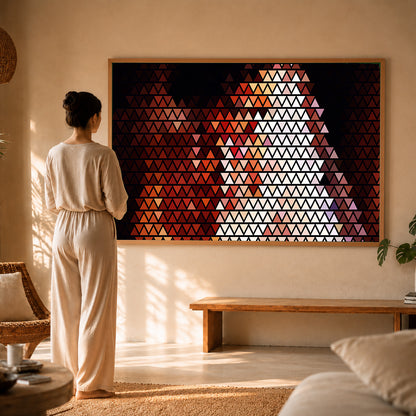 elegant wall art for peaceful bedroom atmosphere