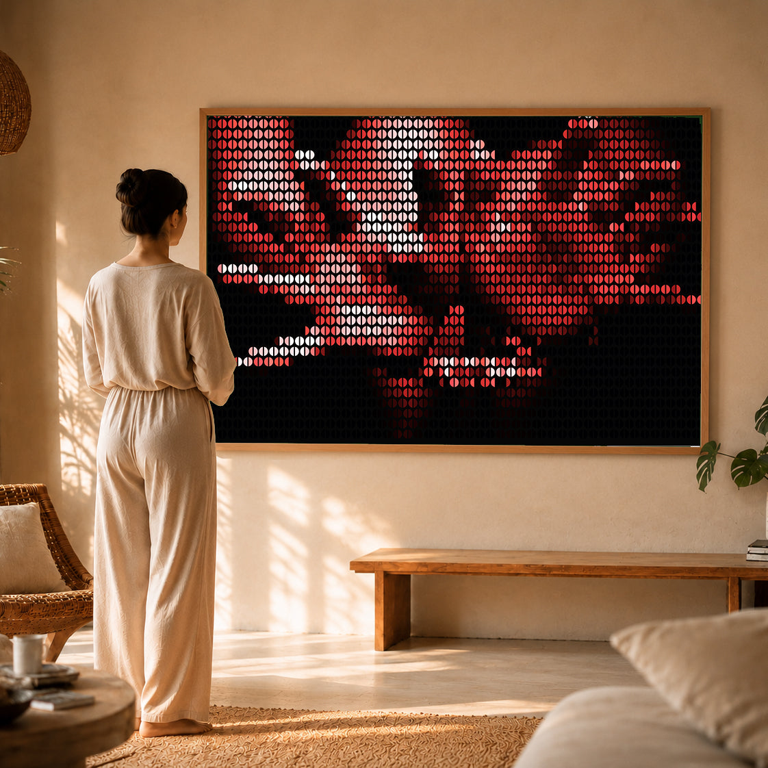 Indian healing artwork for relaxing bedroom walls