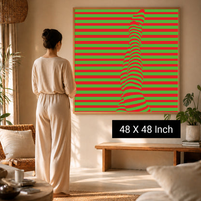 therapeutic geometric wall decor for yoga studio and therapy office design