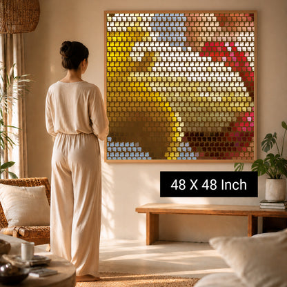 positive energy mandala wall art for peaceful living and wellness homes