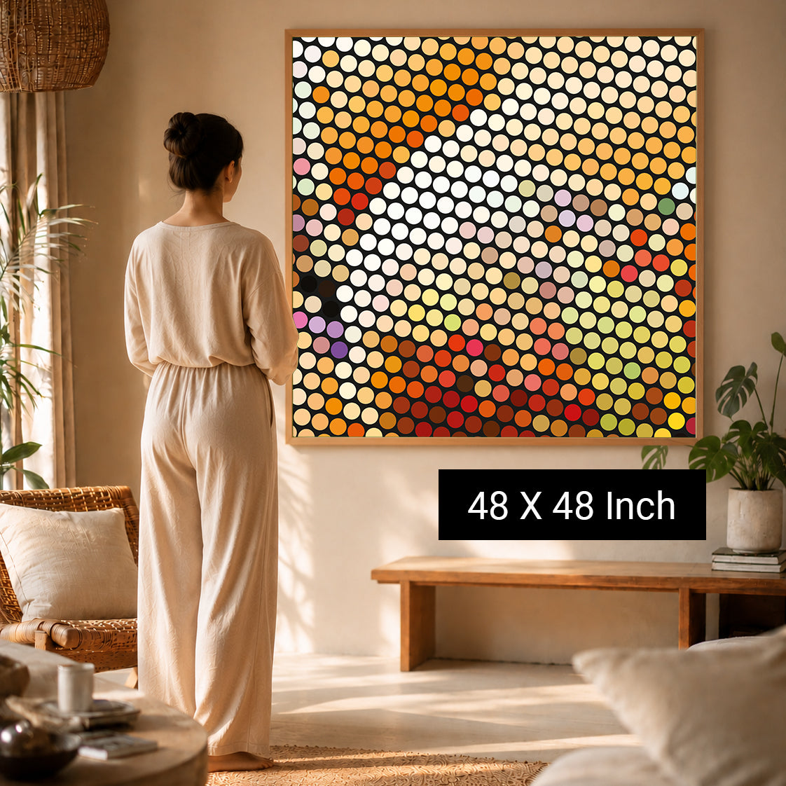 luxury home canvas art for positive energy and relaxation vibes