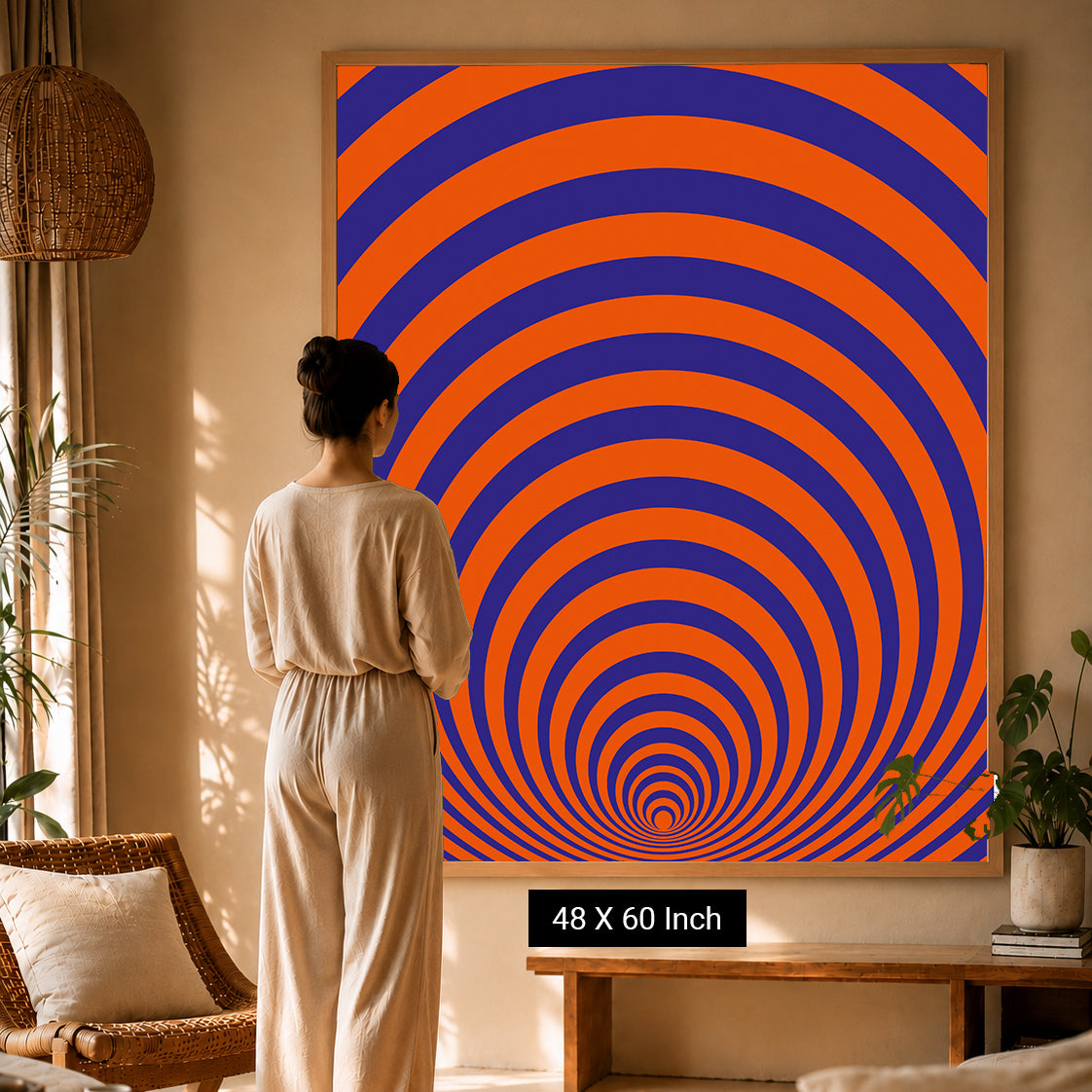 Therapy-inspired abstract canvas artwork