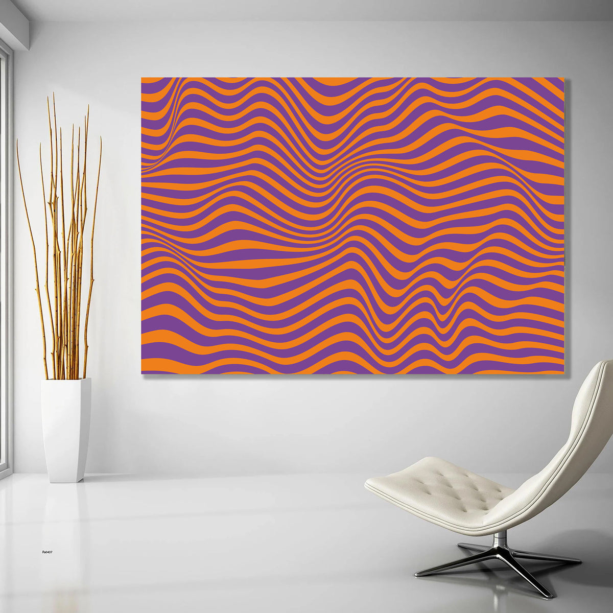 Stress relief wall art with hypnotic illusion design for peaceful living space therapeutic wall art .