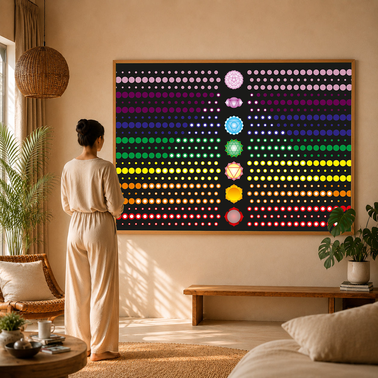sacred geometry wall decor for mindfulness and emotional balance