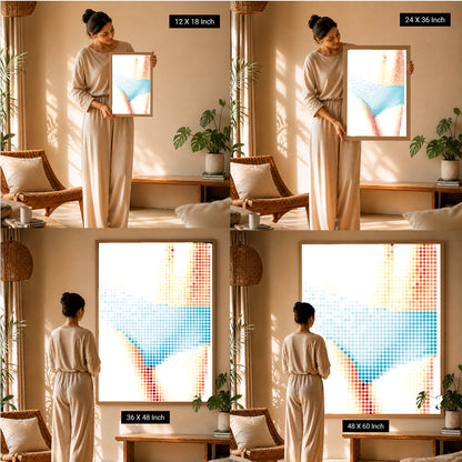 Contemporary therapeutic wall decor