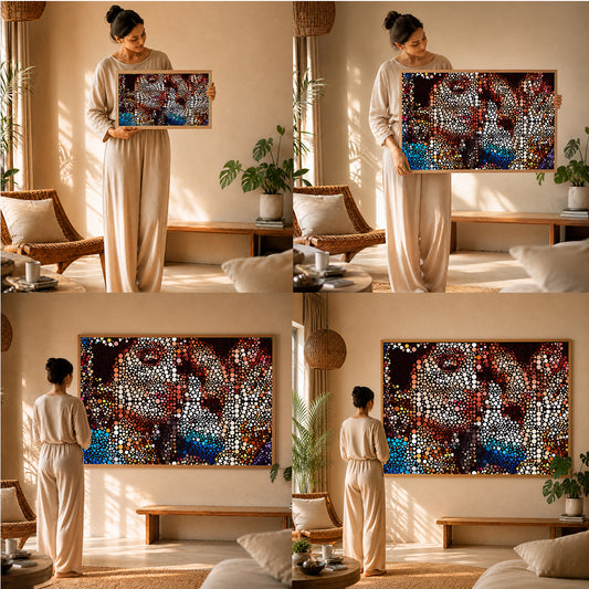 beautiful mandala paintings for peaceful room decor
