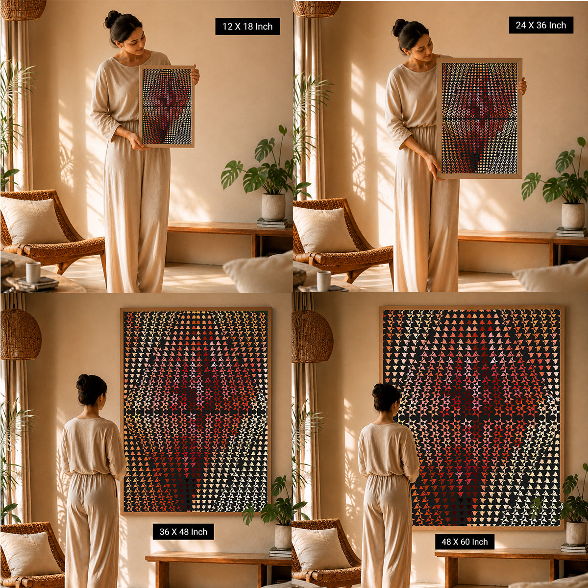 stress free home decor with therapeutic art