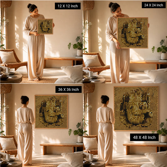 luxury spiritual canvas art for wellness inspired home decoration