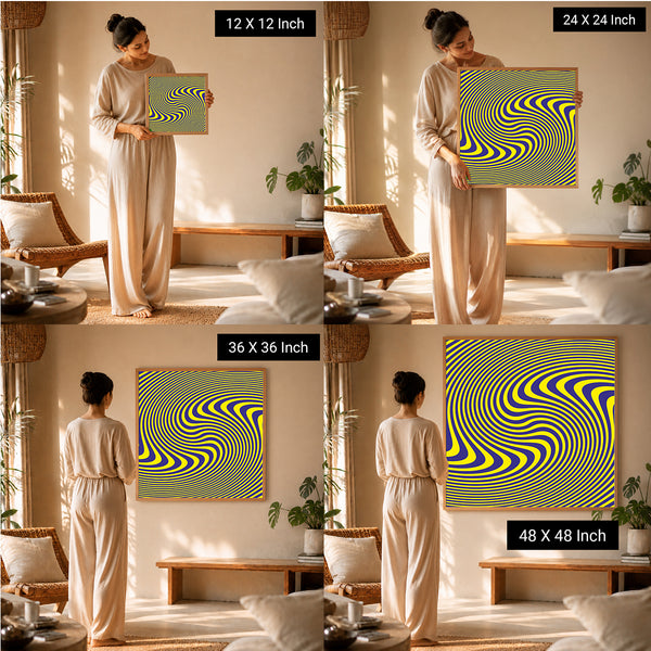 soothing geometric art for meditation spaces