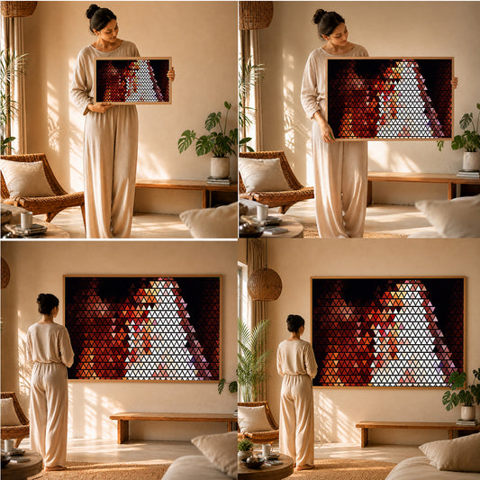 Indian canvas paintings for calm and relaxing spaces