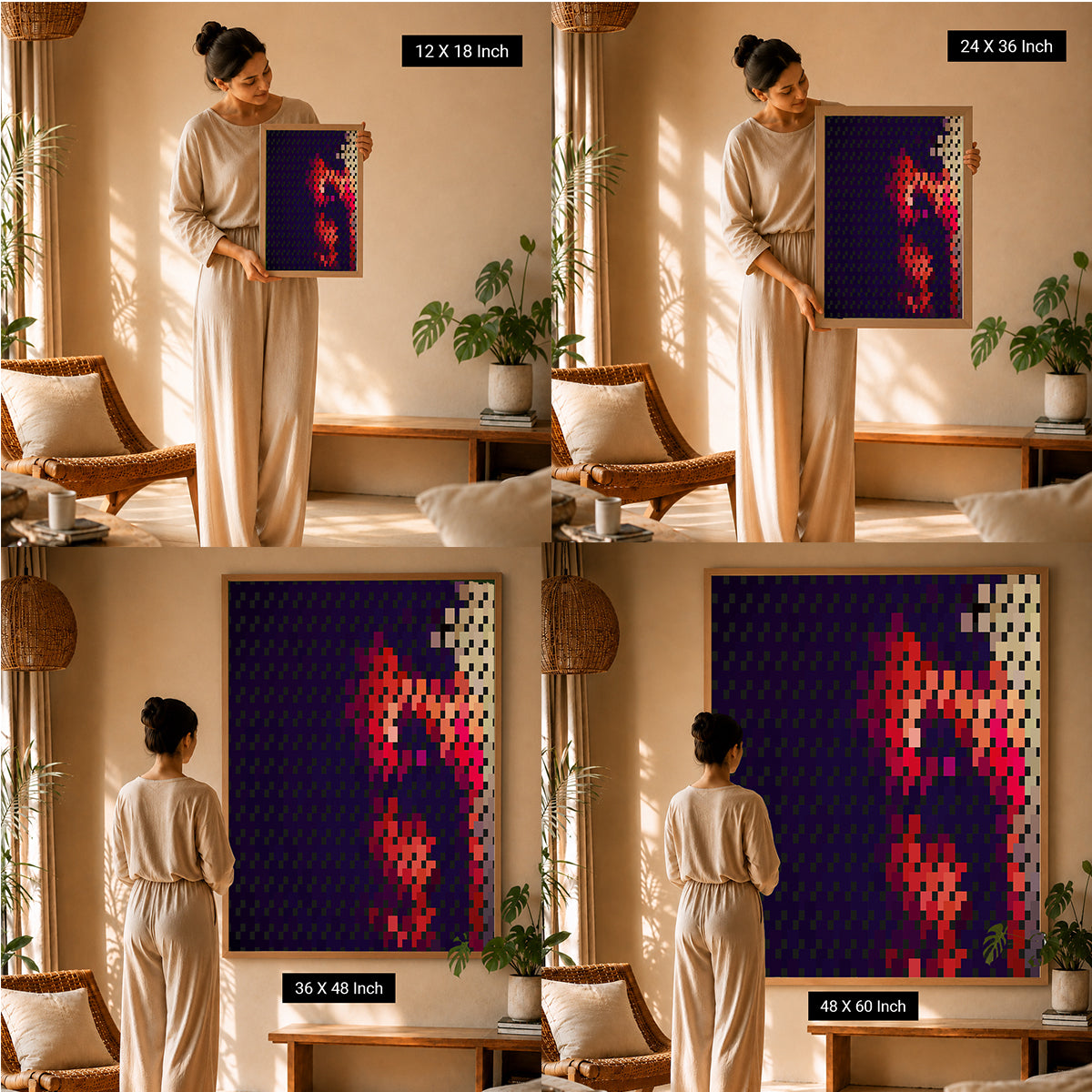 Evidence-informed therapeutic wall decor